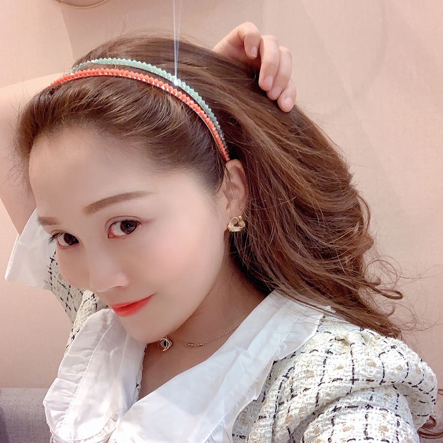 Đồ Cài Tóc Từ Hợp Kim Đính Đá Lấp Lánh Phong Cách Hàn Quốc