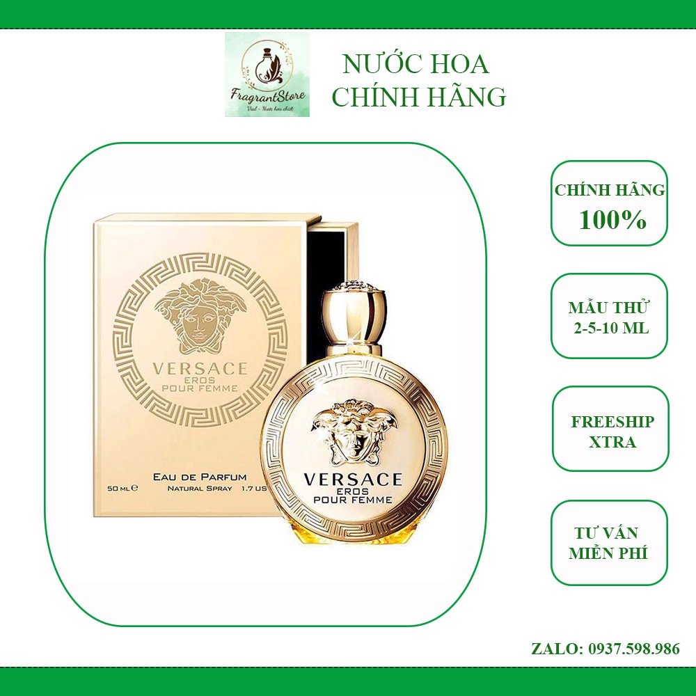 Nước Hoa Nữ Versace Eros pour femme