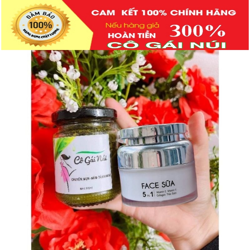 COMBO CHUYÊN NAM - TAN NHANG + kem FACE SỮA Cô gái núi