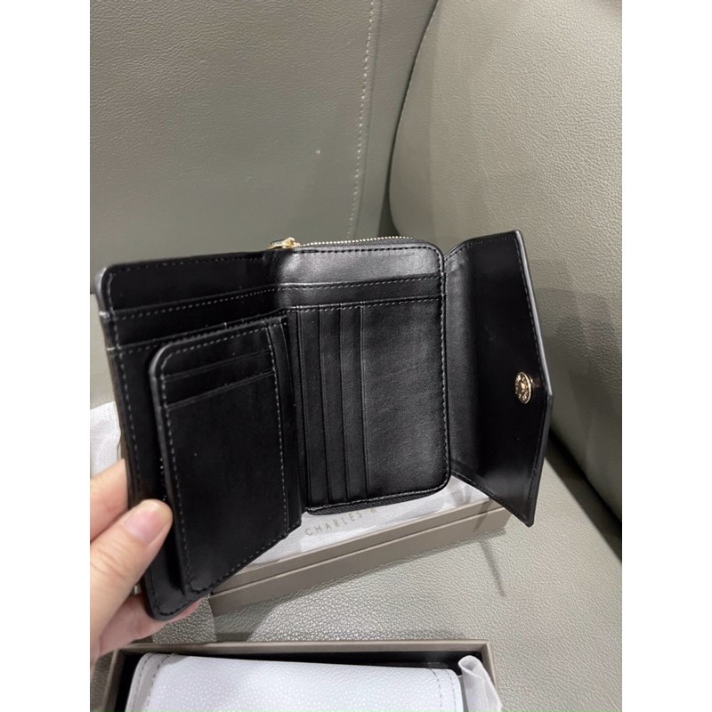 Ví Nữ CNK Bì Thư Chất Dạ Hạt Sần Fullbox Đủ Màu Envelope Short Wallet