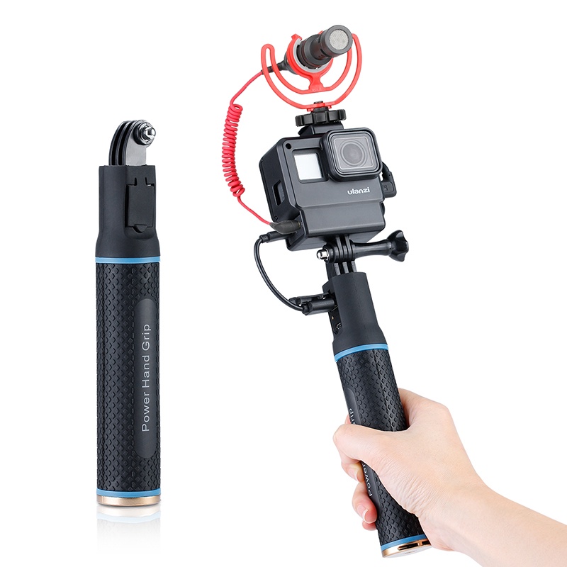 Tay Cầm Kèm Sạc Dự Phòng Power Hand Grip 5200mAh - Đen