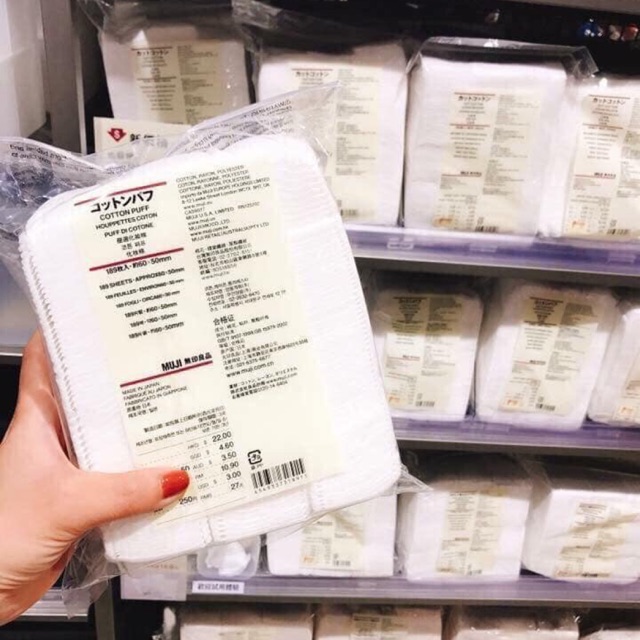 Bông tẩy trang muji