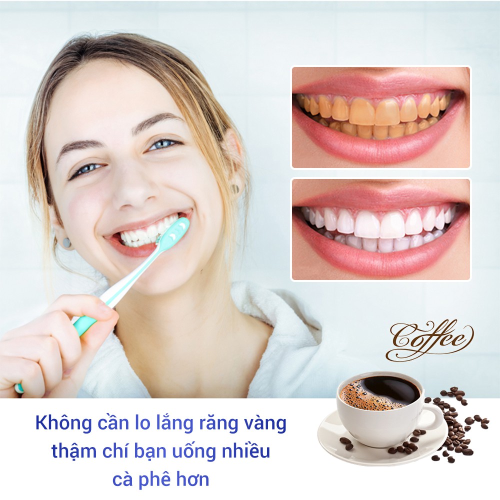 Bột Làm Trắng Răng BREYLEE Tinh Chất Ngọc Trai Hoạt Tính Chăm Sóc Răng Miệng 1oz / 30g