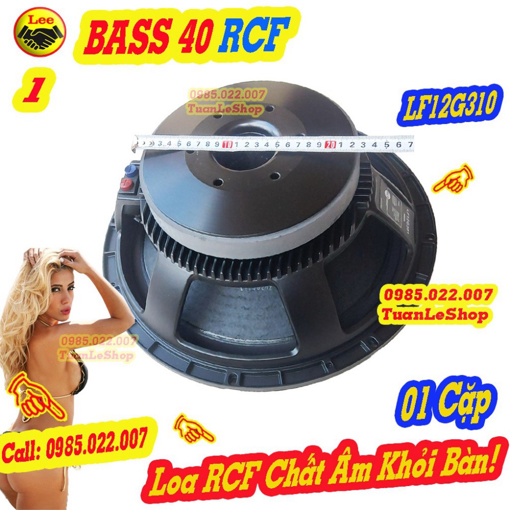 02 LOA BASS 4 TẤC TỪ 220 COIL 100 RCF -LOA BASS 40 – GIÁ 02 CỦ LOA RỜI