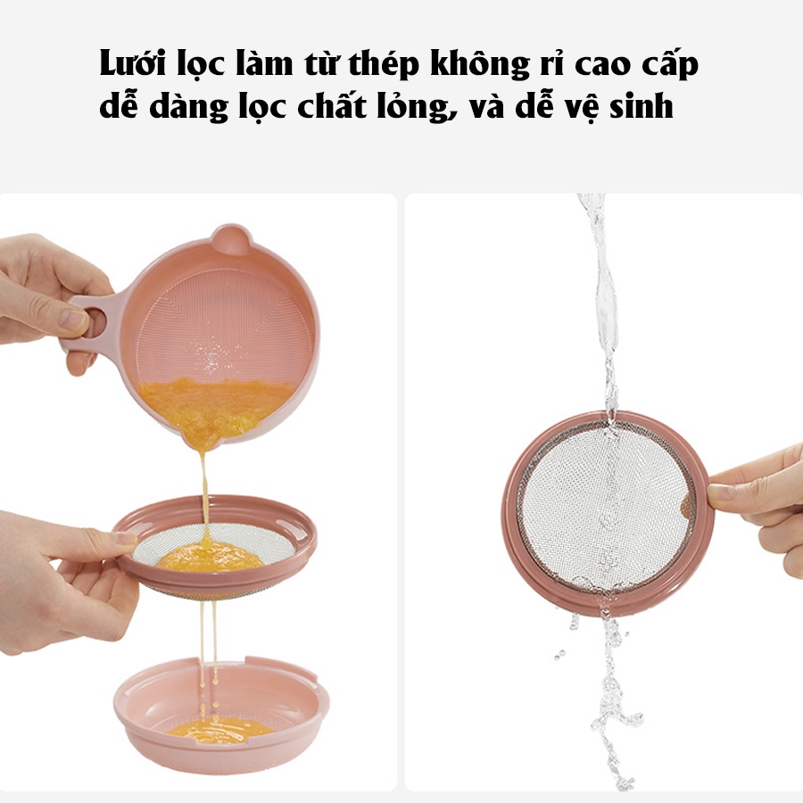 Bộ dụng cụ chế biến đồ ăn dặm cho bé AAG373 chi tiết chế biến ăn dặm an toàn tiện lợi