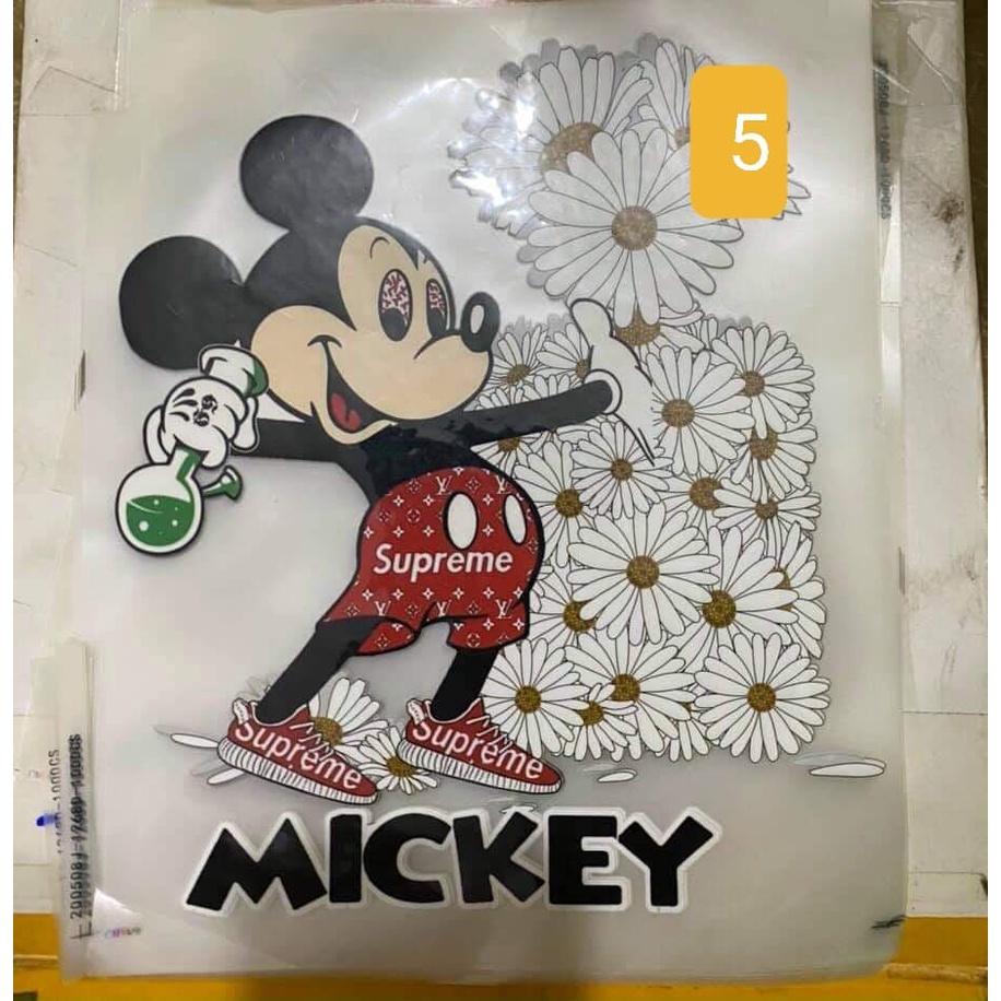 Hình dán nhiệt, stiker trang trí quần áo,mũ. túi xách nhiều mẫu _phụ liệu may