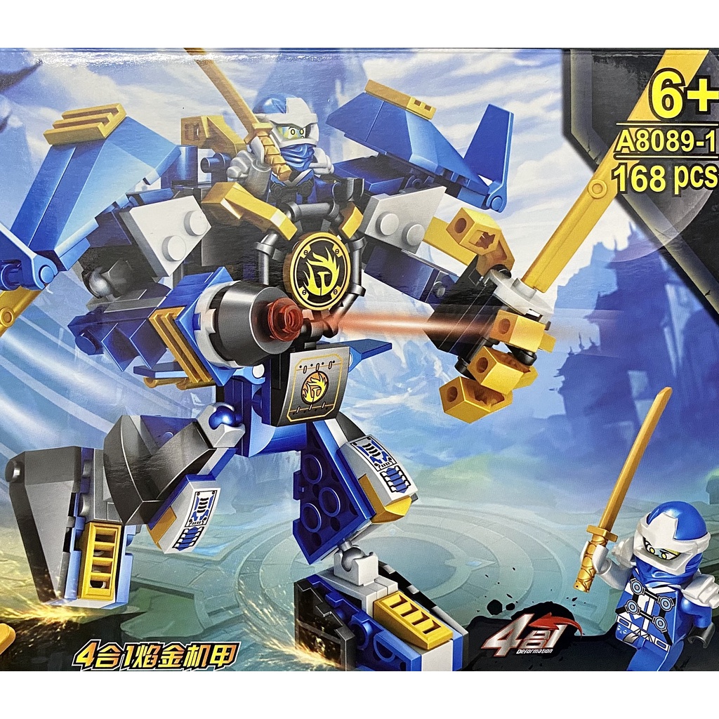 Mô Hình Lắp Ráp Lego Ninja Go A8089 - Đồ Chơi Sáng Tạo Cho Trẻ | Lego Ninjago Robot | Bokinstore