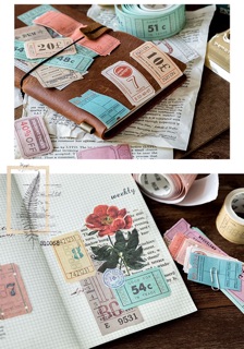 Băng keo dán trang trí dạng tickit 🎟