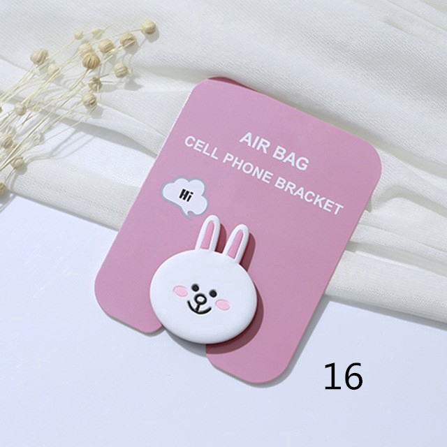 Giá đỡ điện thoại bằng chất liệu silicon phong cách hoạt hình dễ thương