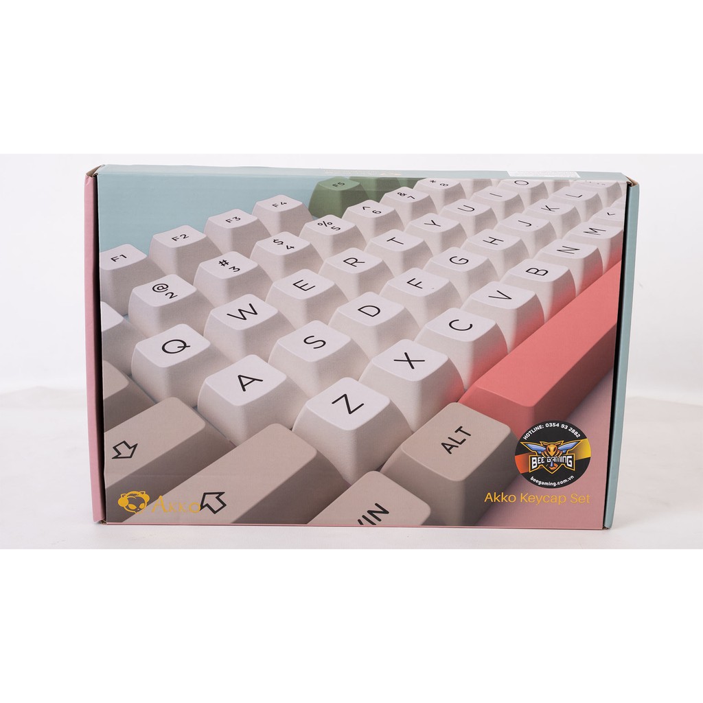 Bộ keycap AKKO 9009 (Profile Cherry/ASA, PBT DoubleShot, 177/178 nút)