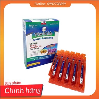 For Kids Canxi Aquamin (Giúp bổ sung Canxi và Vitamin D3 cho cơ thể, giúp tăng cường hấp thu Canxi giúp chắc xương)