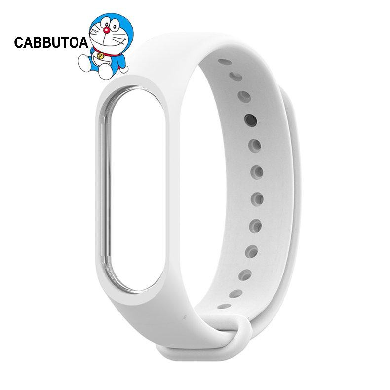 Dây Đeo Thay Thế Chất Liệu Silicon Thiết Kế Nhiều Lỗ Thời Trang Cho Xiaomi Mi Band 3