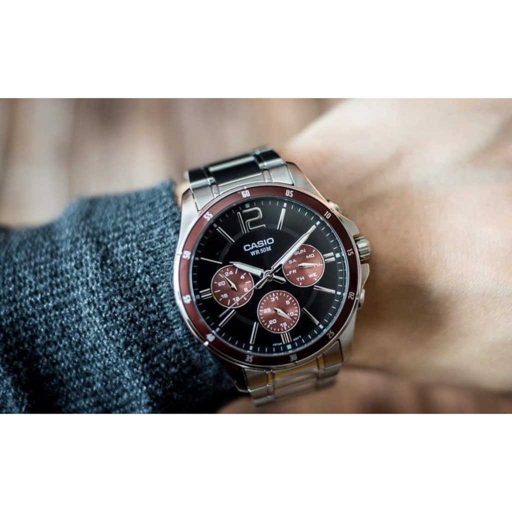 Đồng hồ nam Casio MTP-1374D-5A cam kết chính hãng