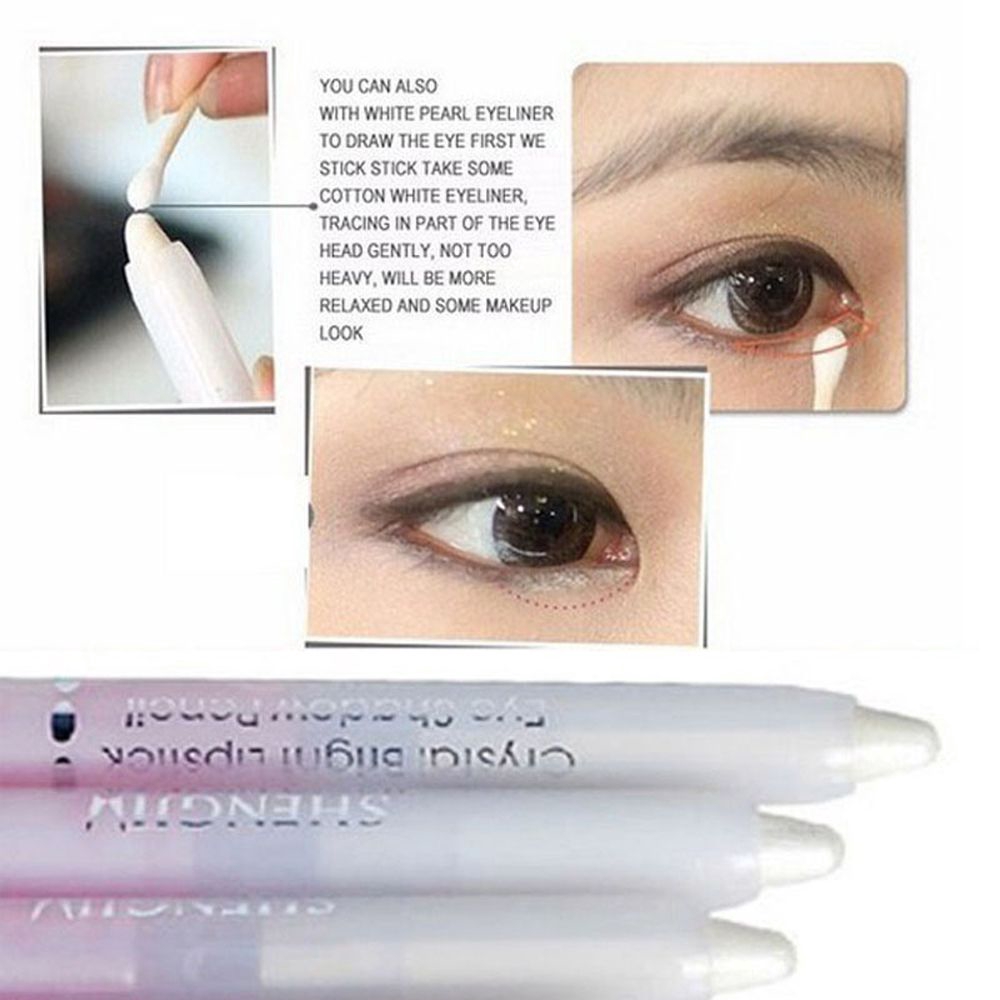 Bút phấn mắt không thấm nước nhũ trắng Cabeza