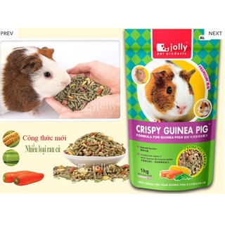 Jolly Thức Ăn Cho Bọ ú, chuột lang, guinea pig Crispy Cao Cấp 1kg
