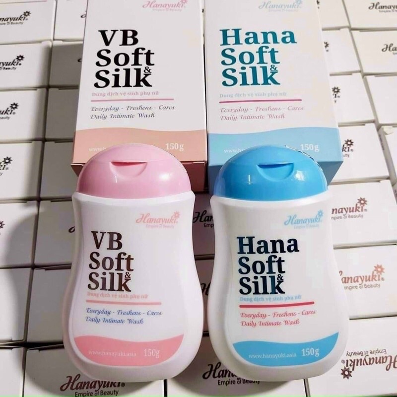 Dung Dịch Vệ Sinh Phụ Nữ Hanayuki - Hana Soft & Silk 150g