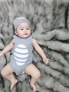 Set Body Suit Cá Mập (baby Shark)