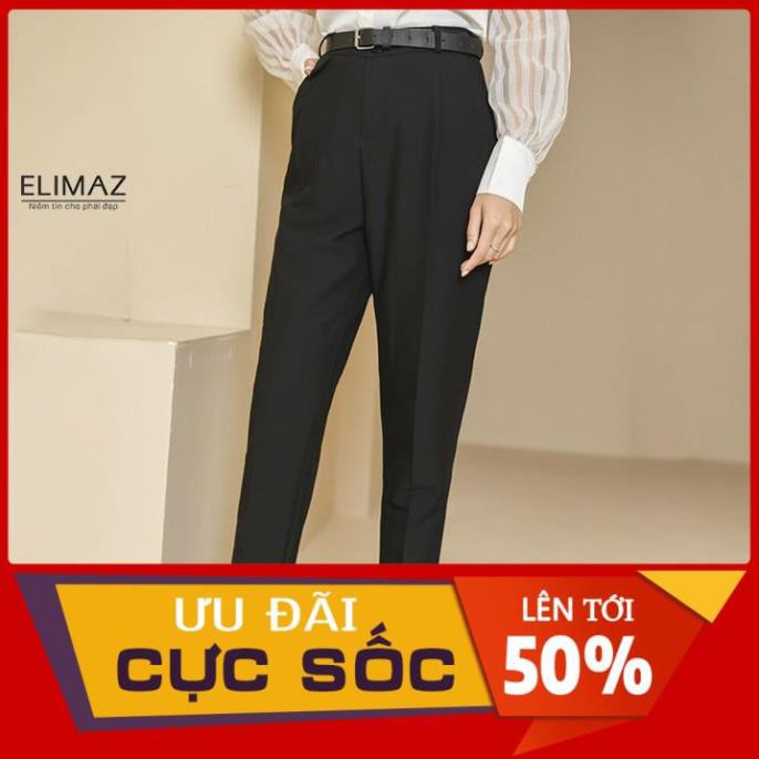 Quần Tây Nữ Công Sở Dáng Baggy Eli Có Trang Trí Túi Eli EQ20.024