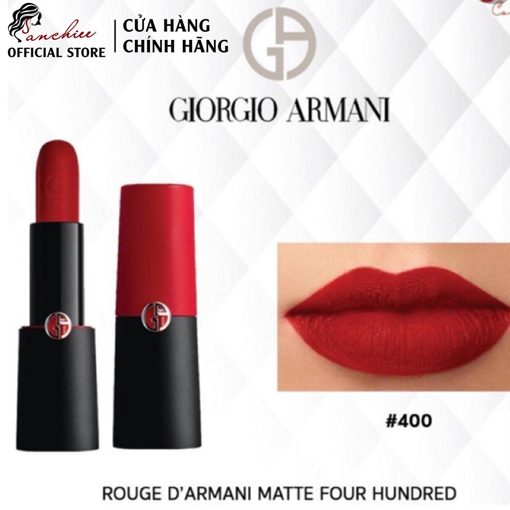 [𝘊𝘩𝘪́𝘯𝘩 𝘏𝘢̃𝘯𝘨] Son môi cao cấp Giorgio Armani Rouge D’armani Matte new 2020