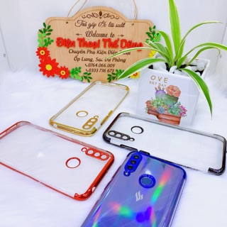 [Mã ELFLASH3 hoàn 10K xu đơn 20K] Ốp lưng Vsmart Joy 3 trong suốt viền màu