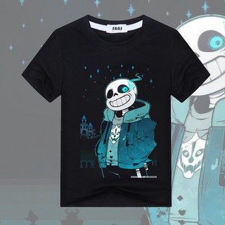 Áo Thun Ngắn Tay In Hình Game Undertale Sans 3d Thời Trang Dành Cho Nam Và Nữ
