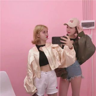 💥💣[ORDER] ÁO BOMBER JACKET CROPTOP UZZANG💣