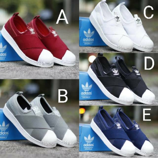 Giày Lười Adidas Thiết Kế Năng Động Hợp Thời Trang