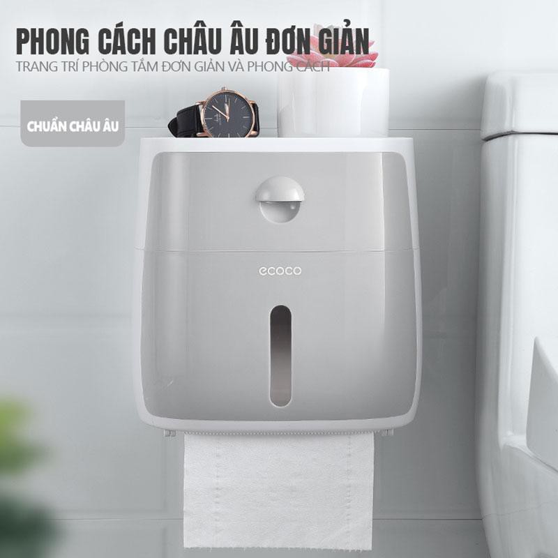 [XẢ KHO] Hộp giấy vệ sinh đa năng 2 trong 1 Ecoco cao cấp loại to