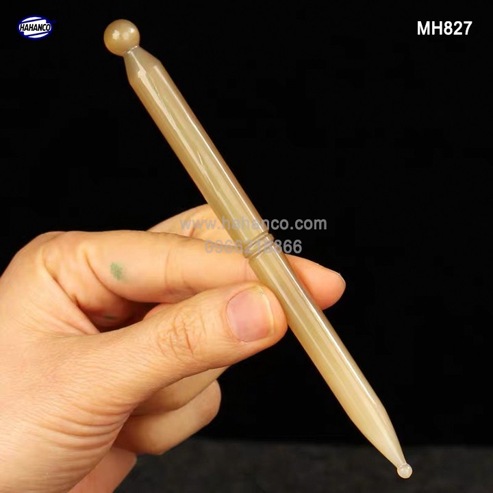 Cây gạch bạch huyết điện chẩn /MÁT XA, DAY ẤN HUYỆT BẰNG SỪNG làm đẹp da - HAHANCO MH827