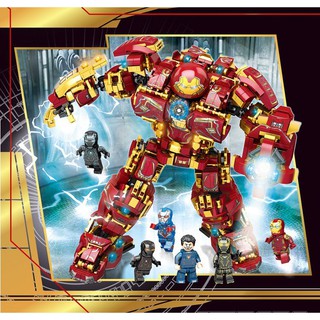 Xếp Hình Marvel mô hình lắp ráp Robot Hulkbuster của Người sắt LY 76026