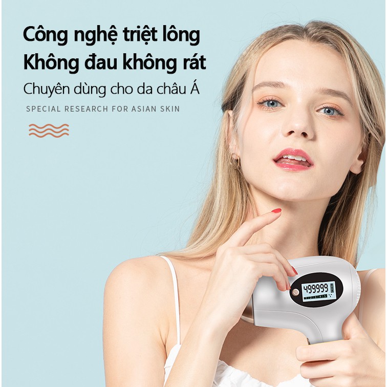 YA17 Máy triệt lông máy tẩy lông cầm tay triệt lông bằng xung động ánh  shopbenbo