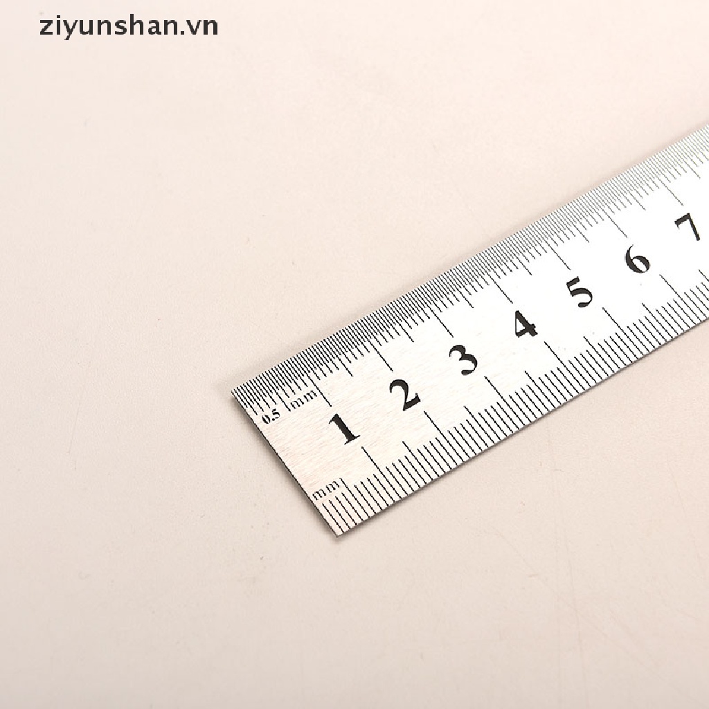 Thước Đo Hai Mặt Bằng Thép Không Gỉ ziyunshan 30cm 3CC