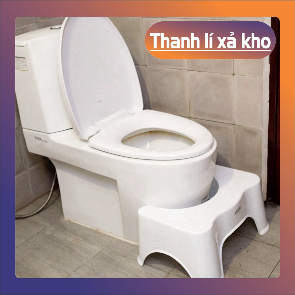 Ghế hỗ trợ đi vệ sinh,để chân tránh táo bón Việt Nhật