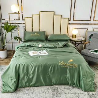 Bộ chăn ga gối lụa dream city