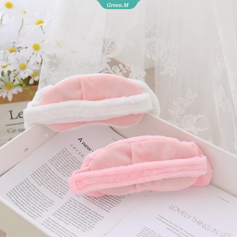 Miếng Bịt Mắt Nhồi Bông Sanrio My Melody Cinnamoroll Kuromi Có Thể Đeo Kính Che Mắt Kiêm Túi Đựng Đá Bảo Vệ Mắt Ngọt Ngào Thích Hợp Làm Quà Tặng Du Lịch Cho Trẻ Em