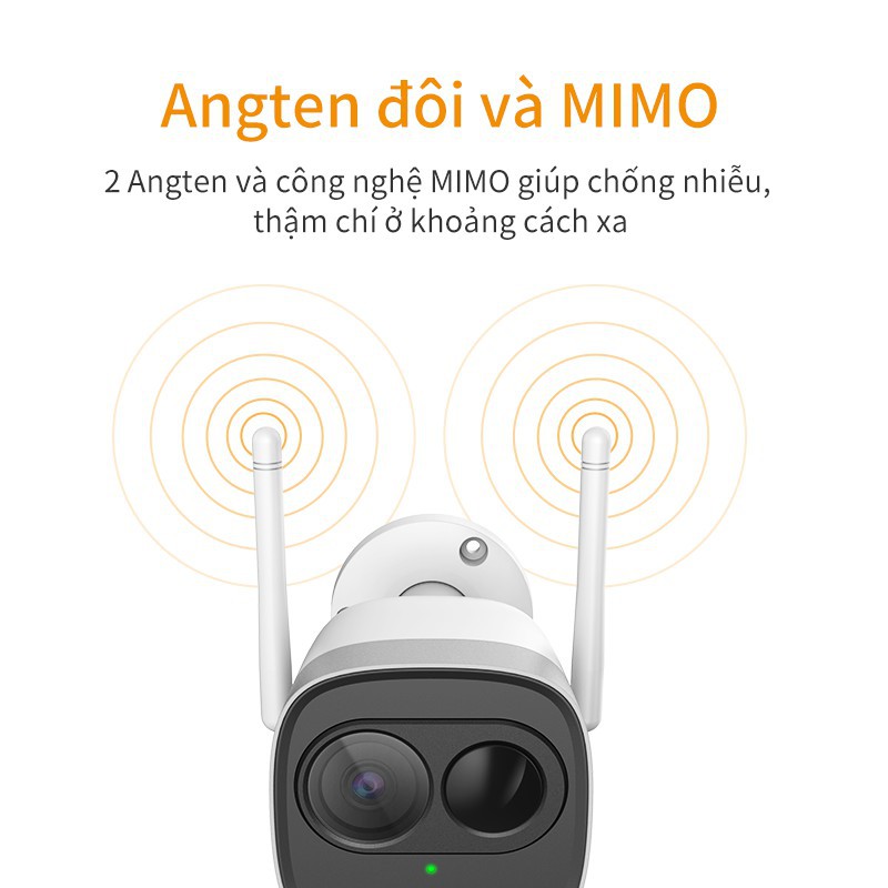 Camera WIFI IMOU ngoài trời G26EP tích hợp còi, đèn báo động – Hàng chính hãng