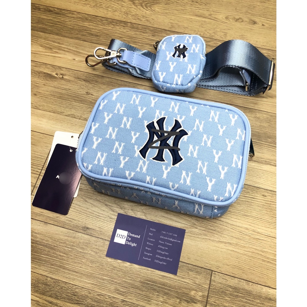 Túi Đeo Chéo M.L.B Bản To và Mini Monogram Crossbag NY Yankees Season 2022