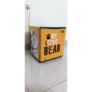 Miếng dán tủ lạnh mini gấu Cony và Brown - decal dán tủ lạnh 90l và 50l