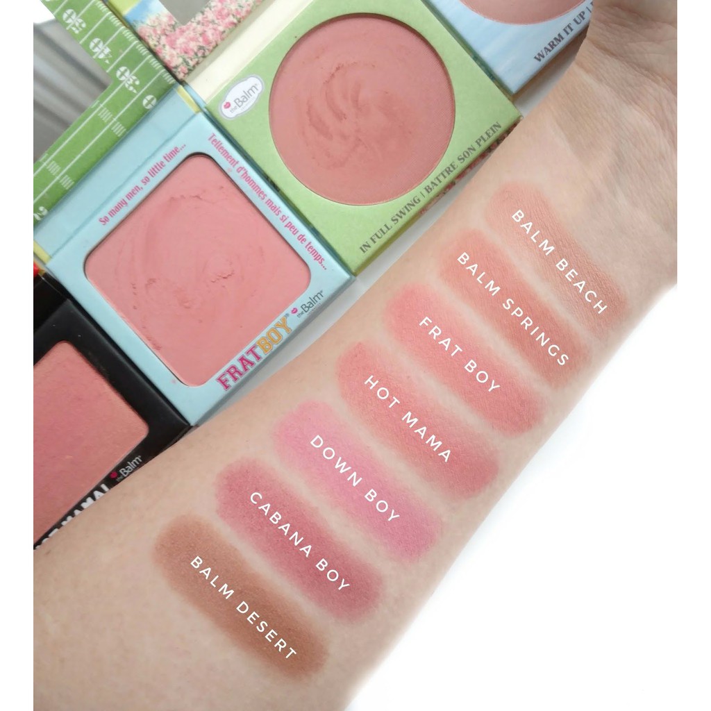 Phấn má hồng The Balm Hot Mama, FratBoy, Balm Springs Shadow/Blush Fullsize