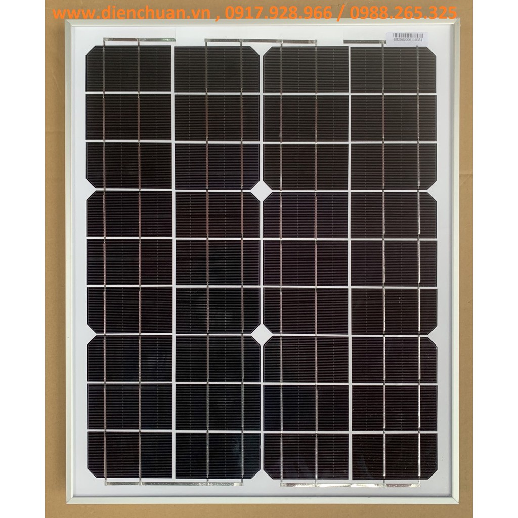 Tấm pin mặt trời Mono 20W loại top A tốt nhất