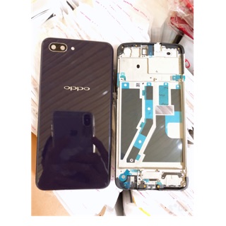 Vỏ điện thoại oppo A3s (vỏ + xương) tím đen