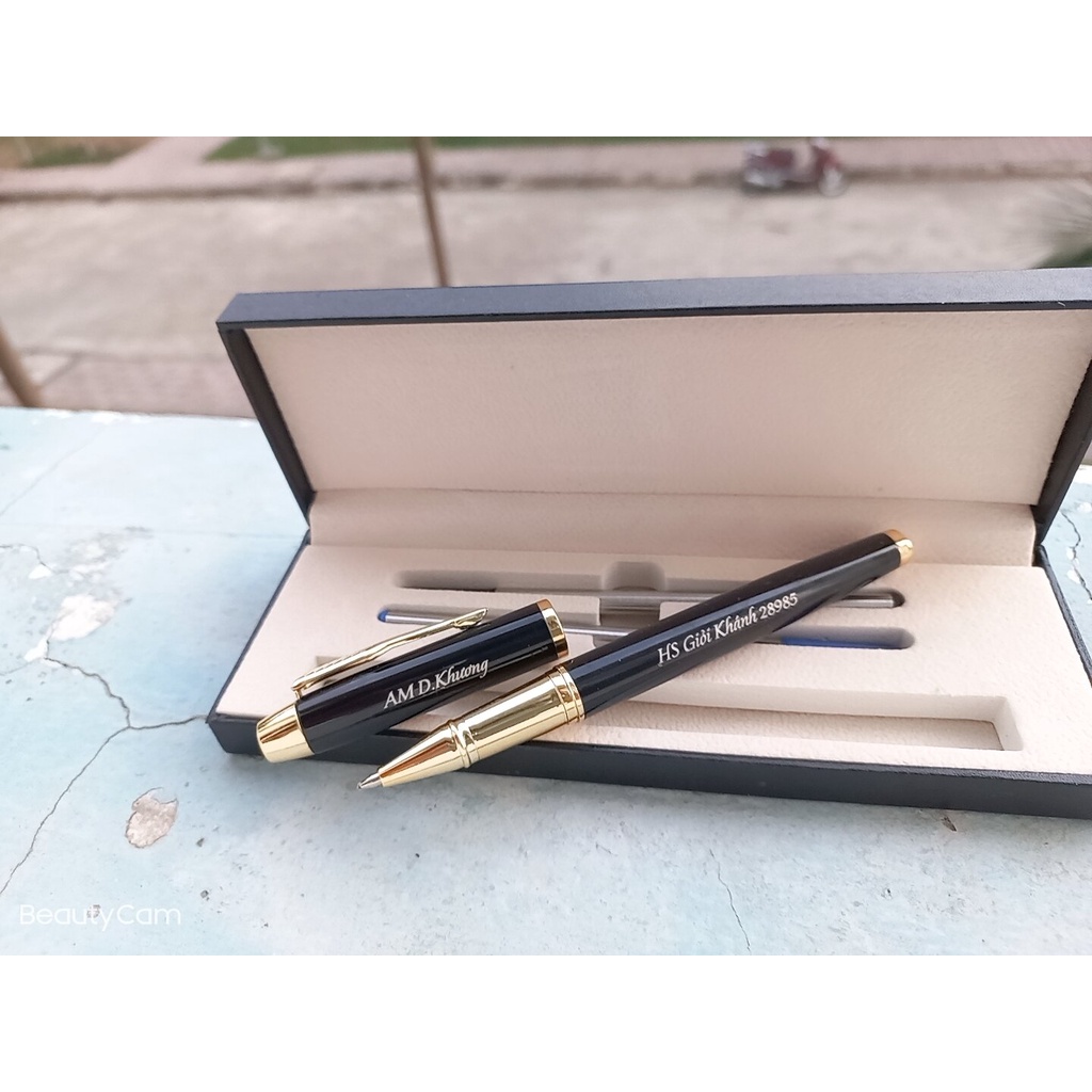 Quà tặng Bút khắc tên/ Bút bi vỏ kim loại/ Bút ký BYL-006