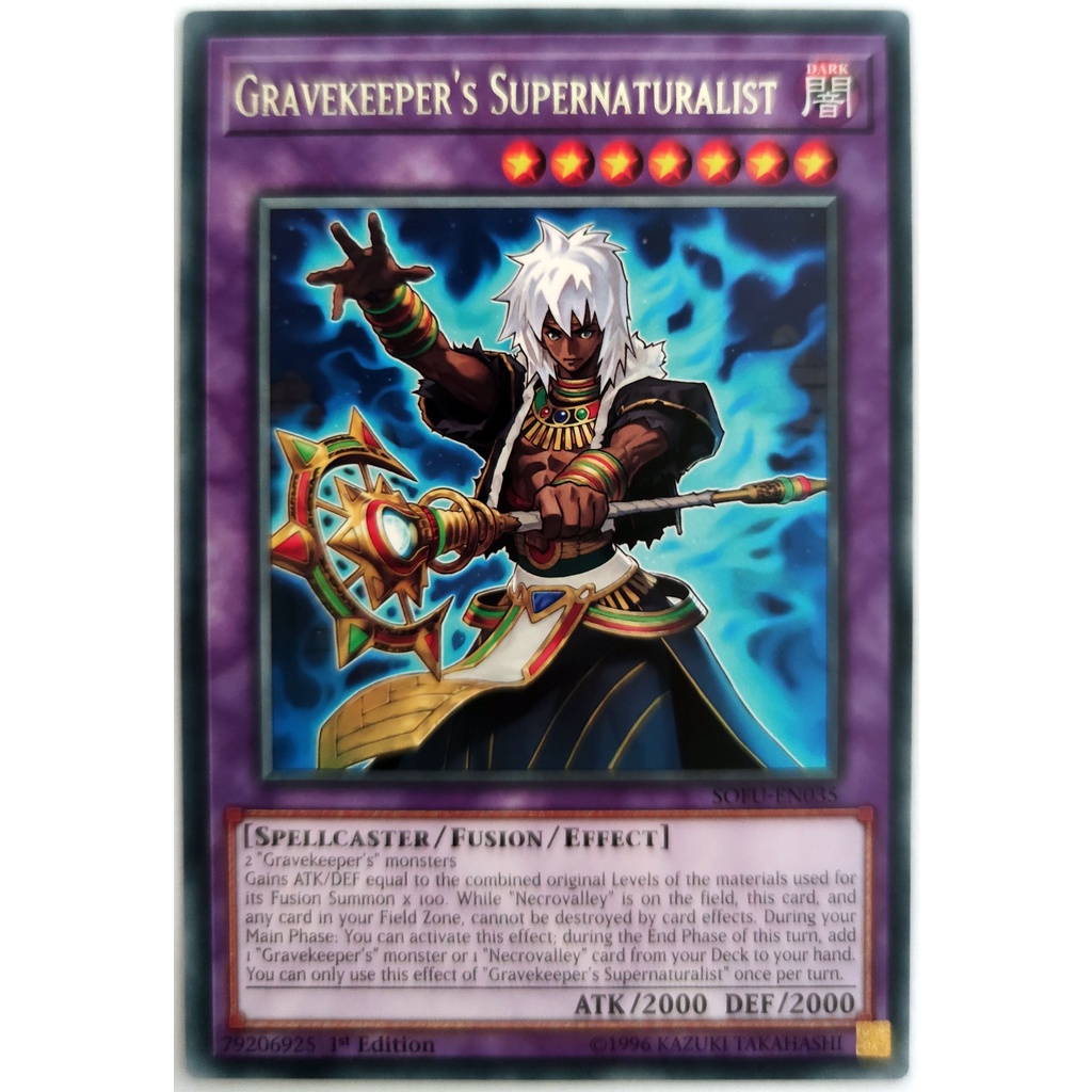 [Thẻ Yugioh] Gravekeeper's Supernaturalist |EN| Rare (Duel Monsters)