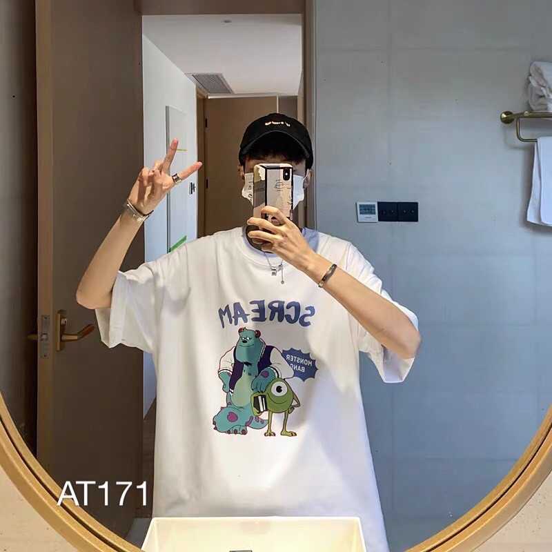 Áo thun nam nữ VN CLO in hình scream - AT171