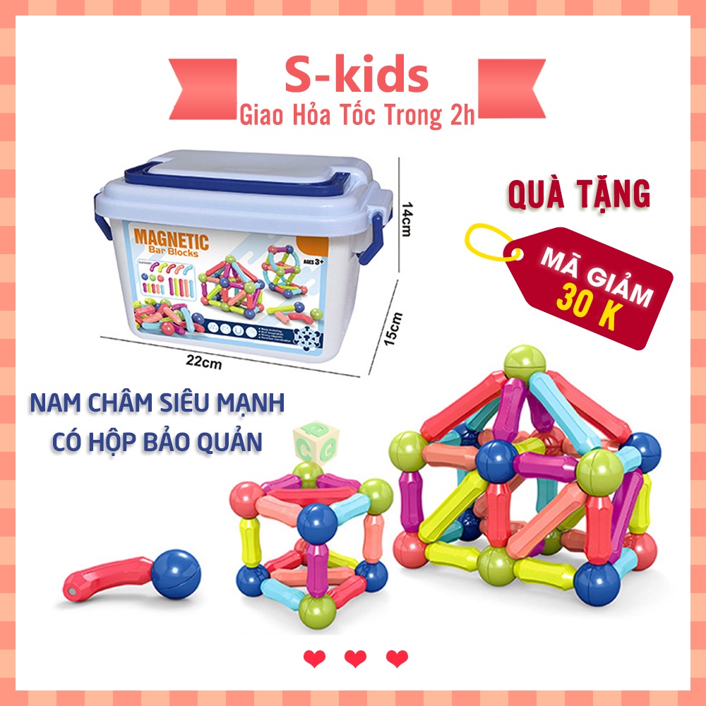 Đồ Chơi Trẻ Em Thông Minh, Bộ Xếp Hình Lego Nam Châm Cho Bé.