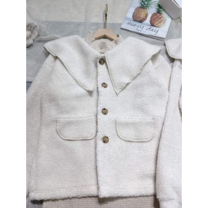 [ hàng quảng châu] set áo khoác lông + chân váy shop TIỂU QUỲNH QUỲNH | BigBuy360 - bigbuy360.vn