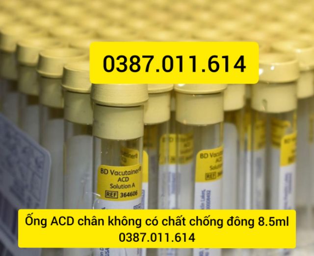 Ống ACD lấy máu chân không làm PRP có sẵn chất chống đông 8.5ml