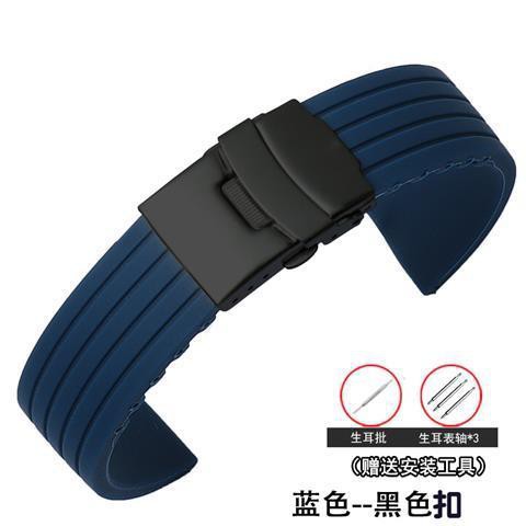 （Bolanxun） Dây đeo Tissot 1853 cao su nguyên bản chống thấm nước Tudor PRC200T085T055T095 Leloc 19mm