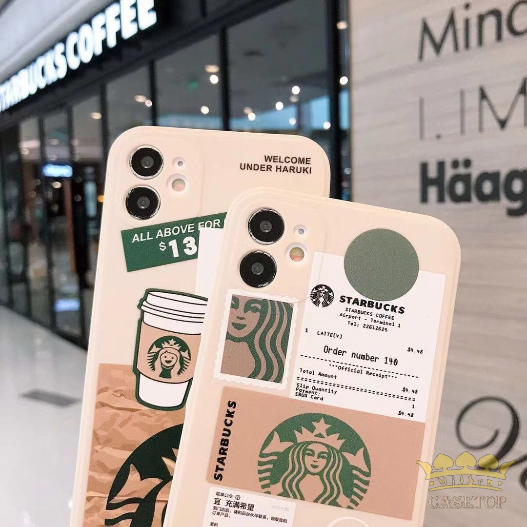 STARBUCKS Ốp Điện Thoại Cho Oppo A15S Reno 4 5f A94 F19Pro A3S A15 A12 A5S A7 A9 A5 2020 Reno 5 A1K A11 A53 A33 2020 A12E Reno 4f Reno 4lite A92 A52 A72 A31 2020 A11K