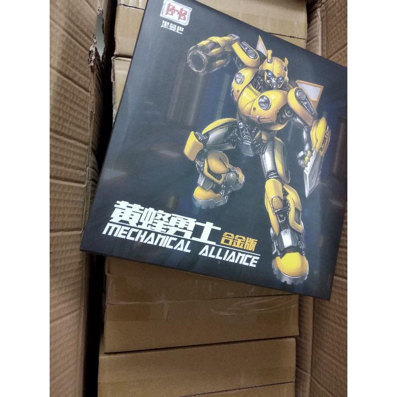 Mô hình bumblebee 6001-3 Transformers Bee AOYI MECH BMB Black Mamba H6001-3 đồ chơi lắp ghép người máy rô bốt (ROBOT)